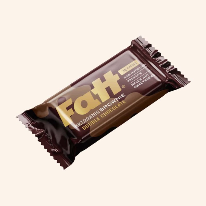 Fatt Double Chocolate Keto Brownie