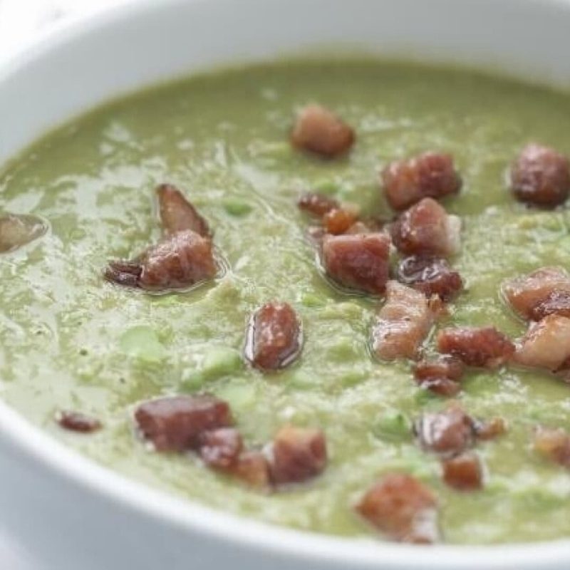 Pea Pancetta Soup